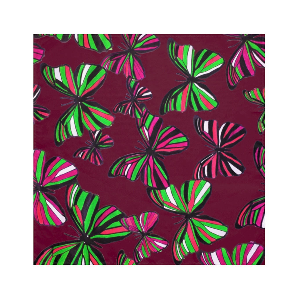 Marsala Butterflies Napkin