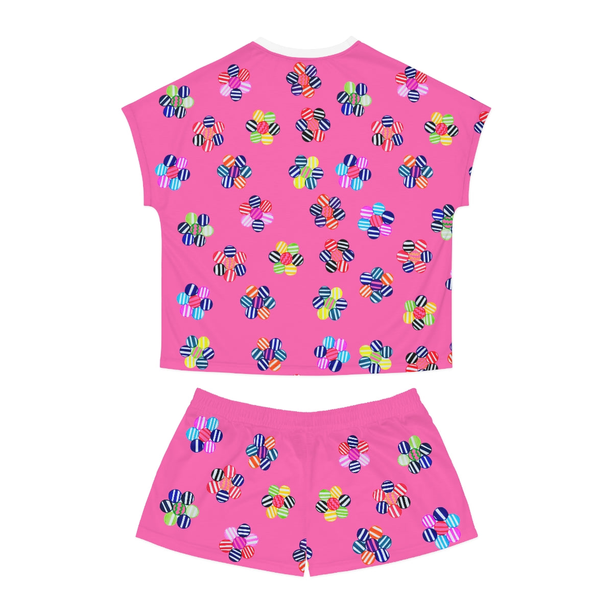 Rose Candy Floral Short Pajama Set (AOP)