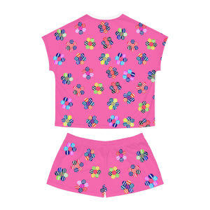 Rose Candy Floral Short Pajama Set (AOP)