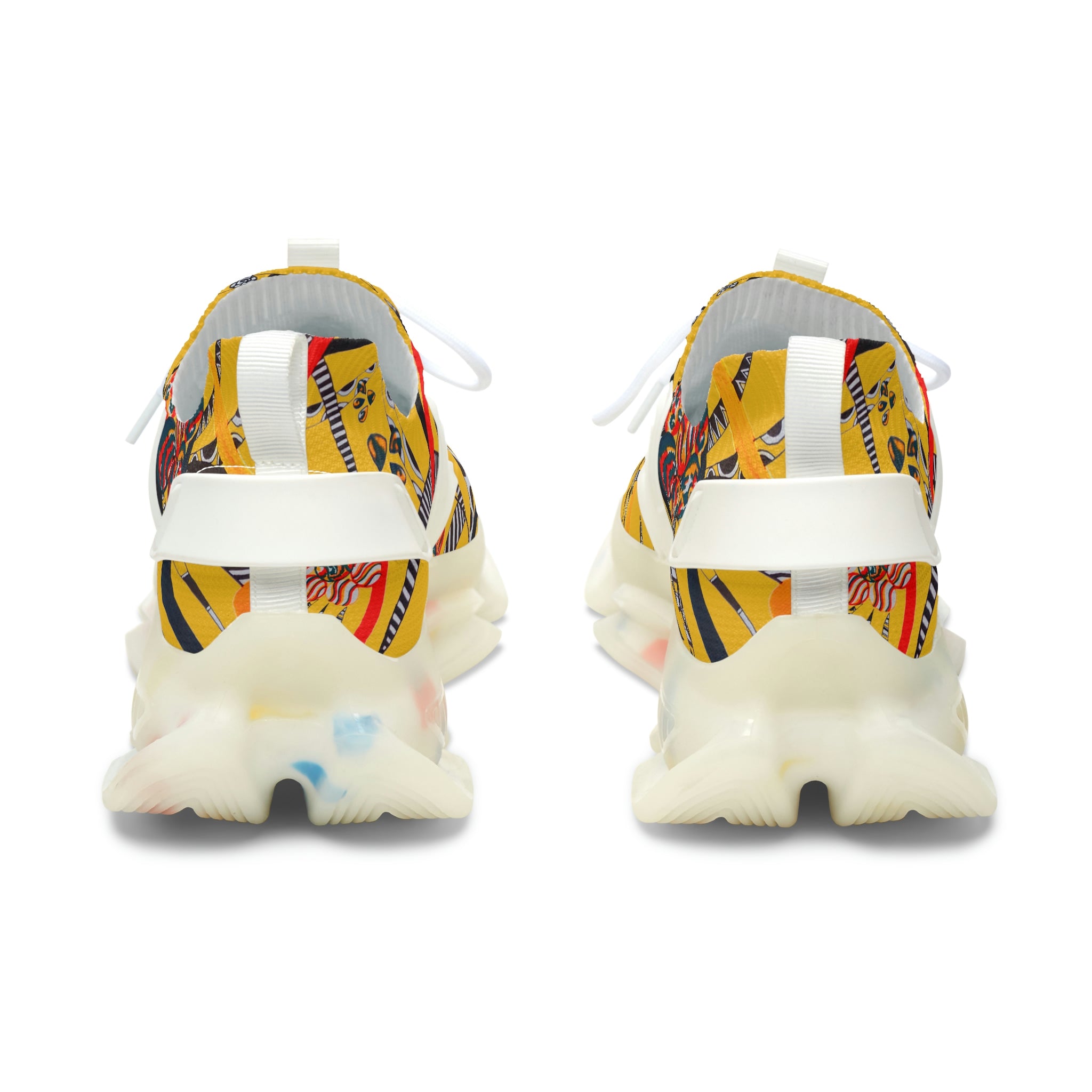 Yellow Wildly Wicked OTT Women's Mesh Knit Sneakers