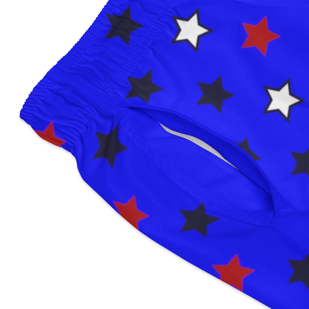 Men's Starboy Electric Blue Swimming Trunks