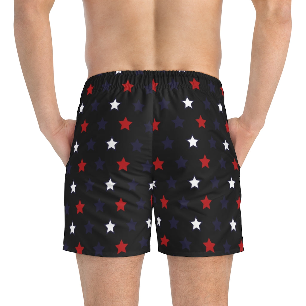 Men's Starboy Black Swimming Trunks