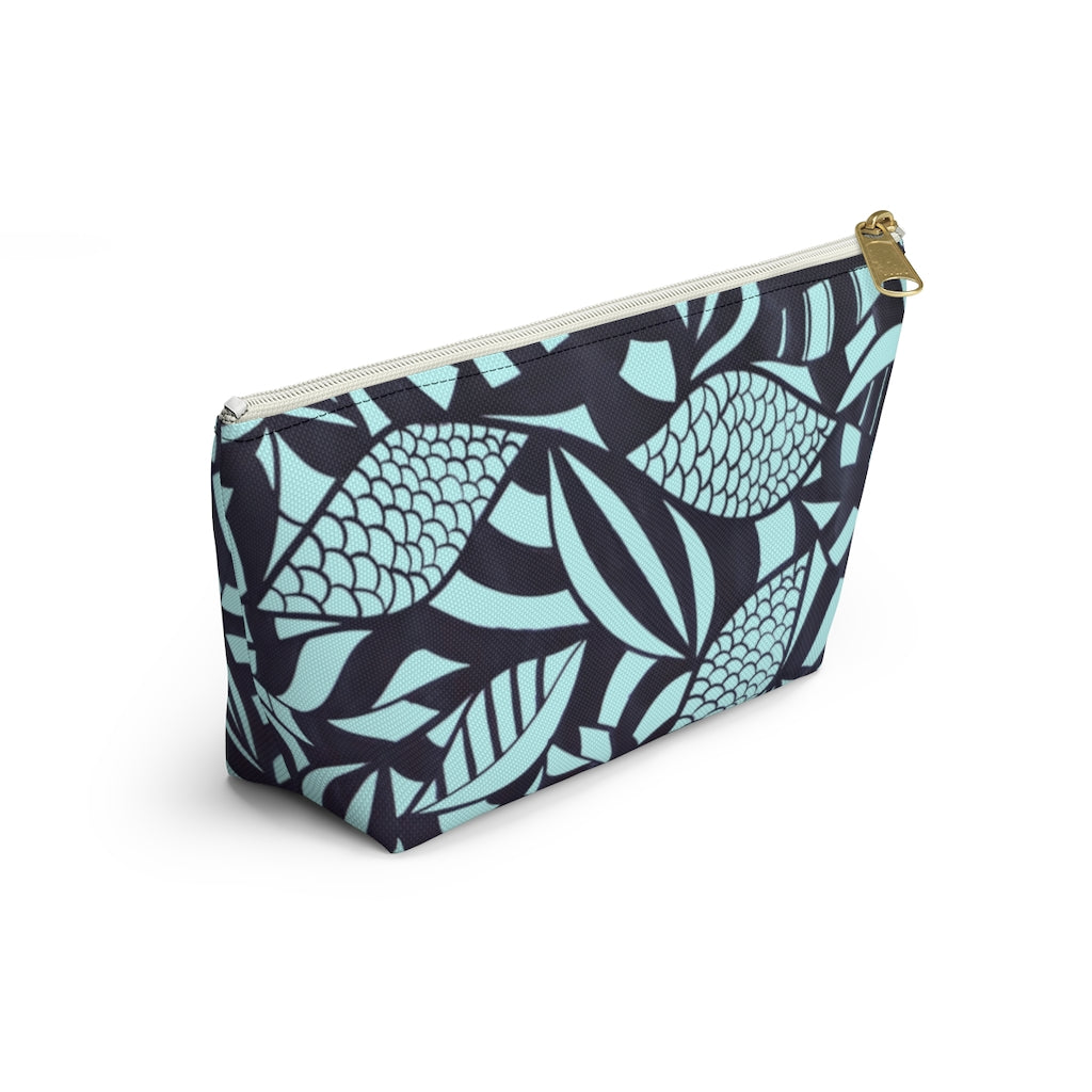 Icy Tropical Minimalist Accessory Pouch