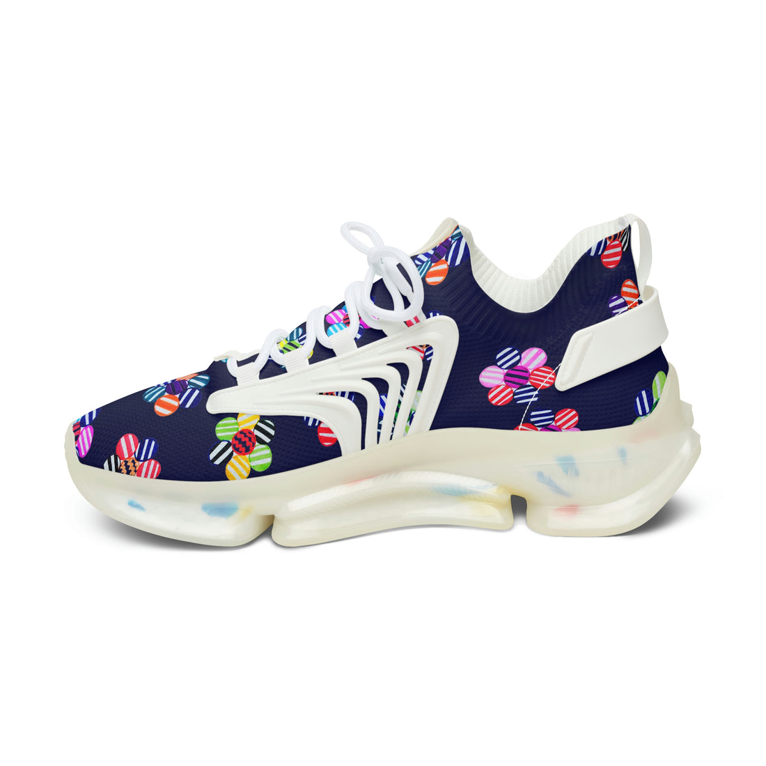 Ink Candy Floral Printed OTT Women's Mesh Knit Sneakers