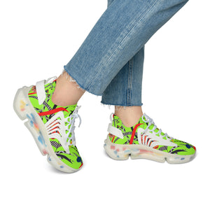 Lime Wildly Wicked OTT Women's Mesh Knit Sneakers