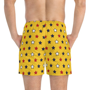 Men's Starboy Yellow Swimming Trunks