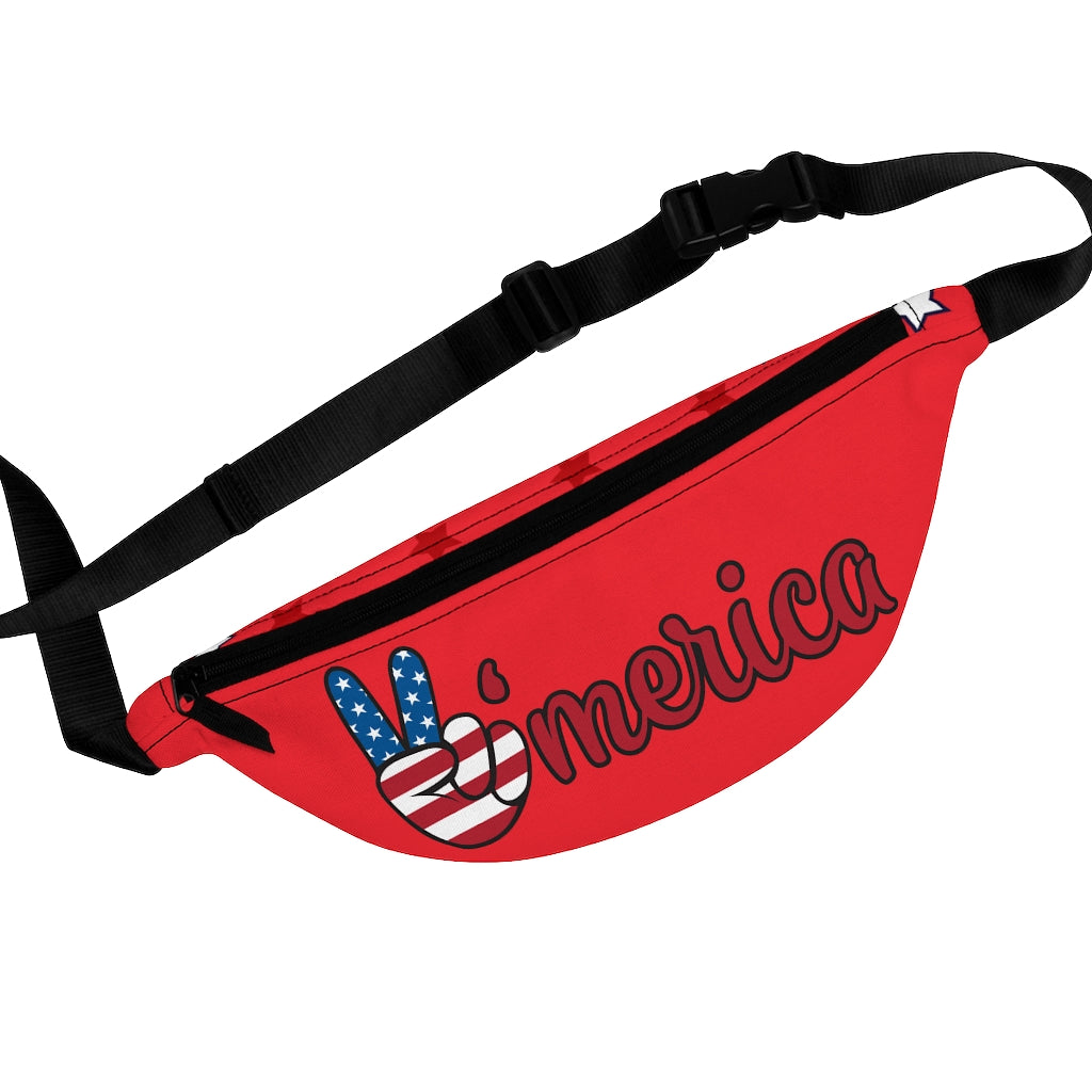 All American Red Fanny Pack