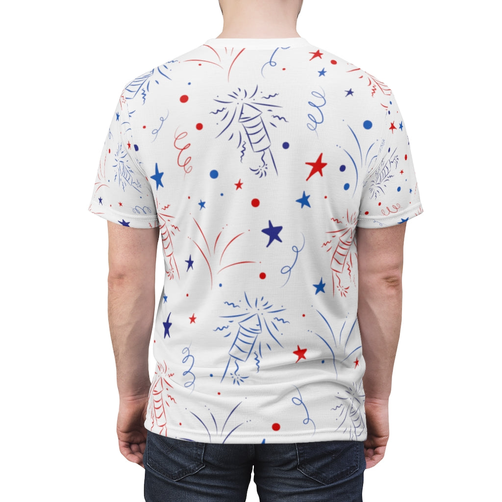 Menswear AOP Fireworks Tee