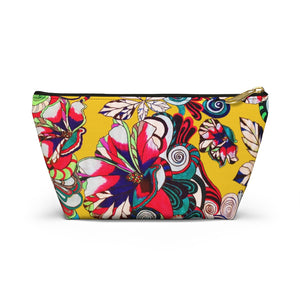Floral Pop Yellow Accessory Pouch