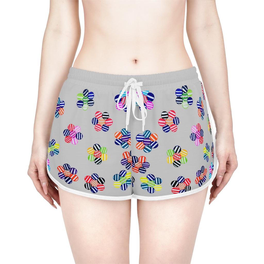Slate Candy Florals Relaxed Shorts