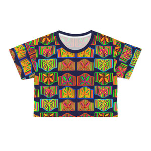 Ink Deco Print AOP Crop Tee