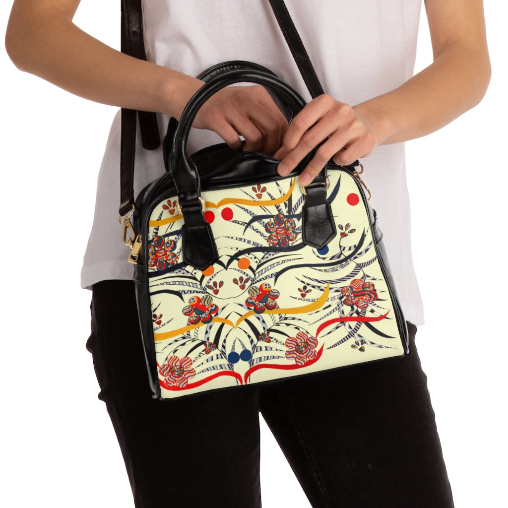 Cream Wilderness AOP Handbag
