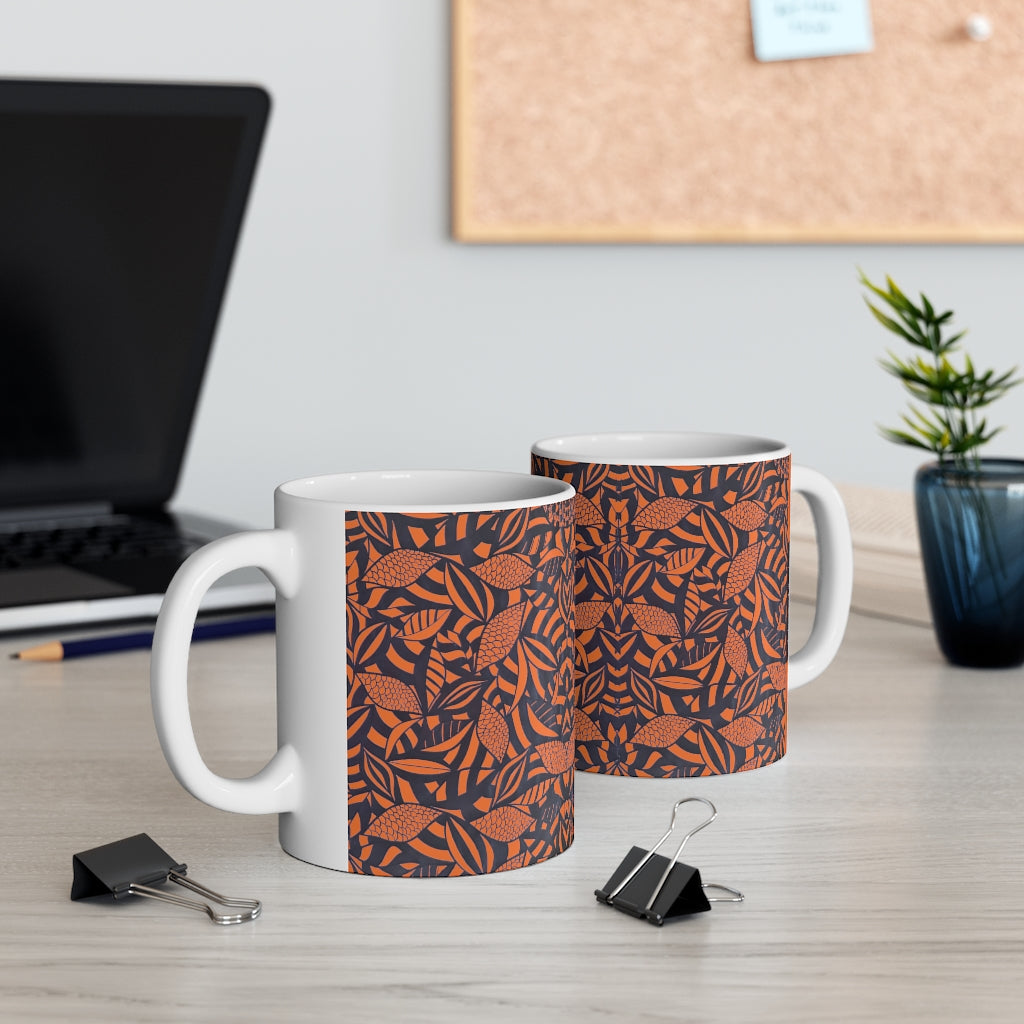 Tropical Minimalist Orange Mug 11oz