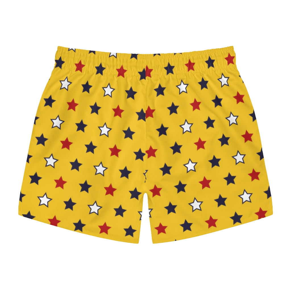 Men's Starboy Yellow Swimming Trunks