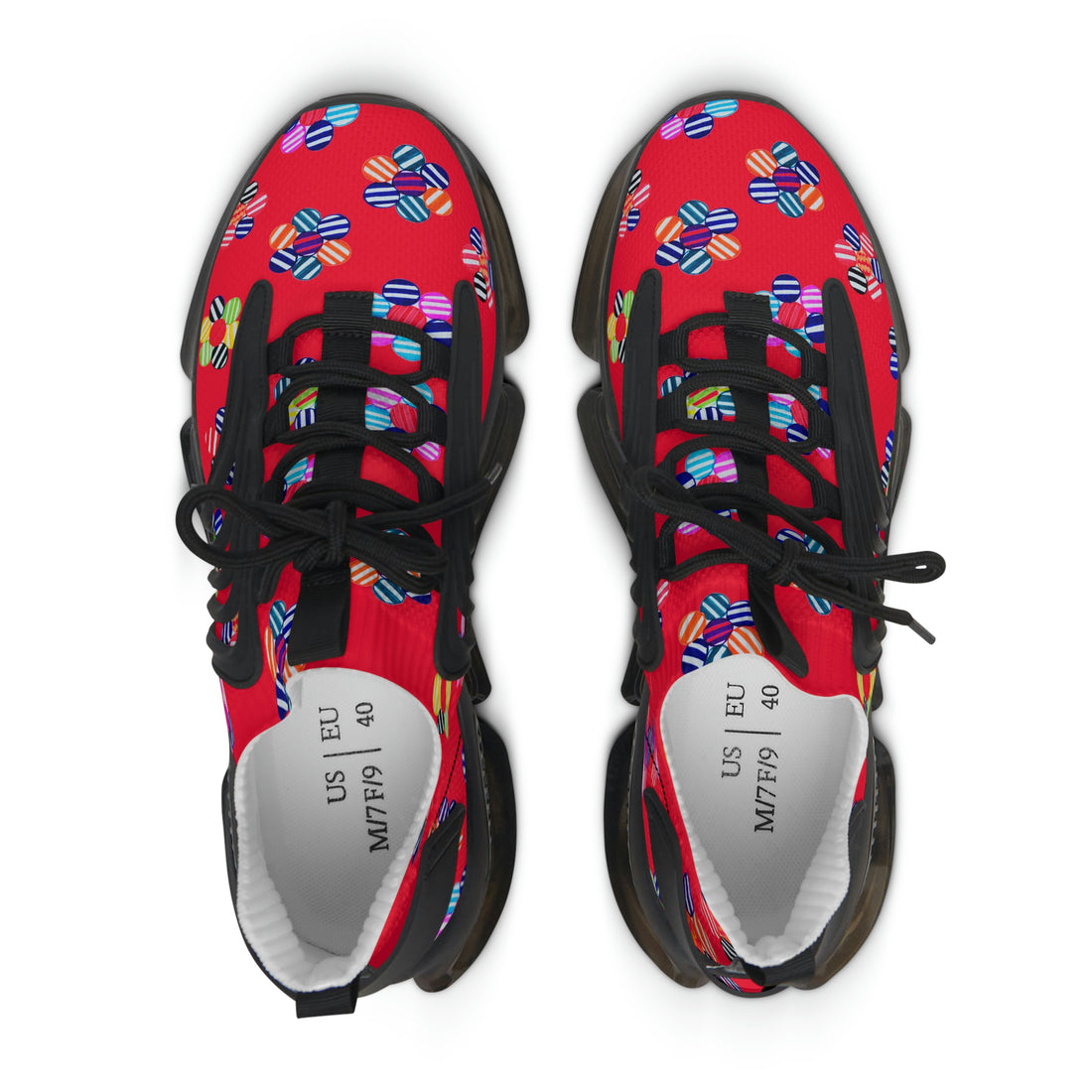 Red Candy Floral Printed OTT Women's Mesh Knit Sneakers