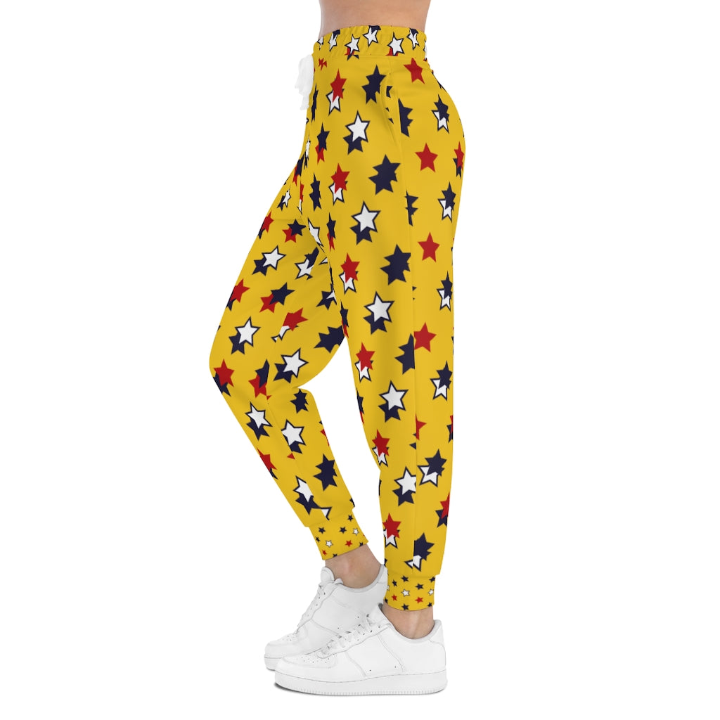 Unisex AOP Starry Yellow Joggers