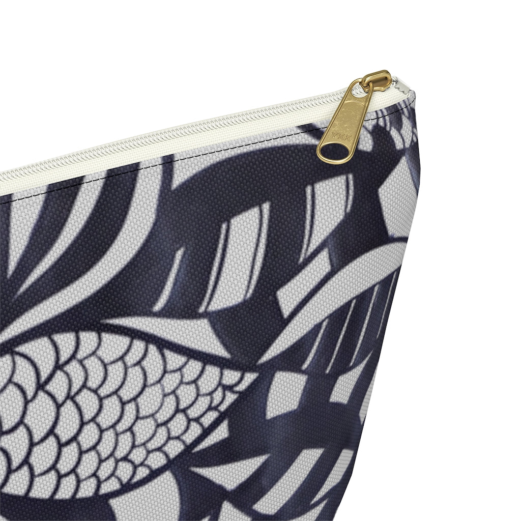 Slate Tropical Minimalist Accessory Pouch