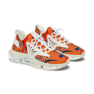 Orange Wildly Wicked OTT Women's Mesh Knit Sneakers