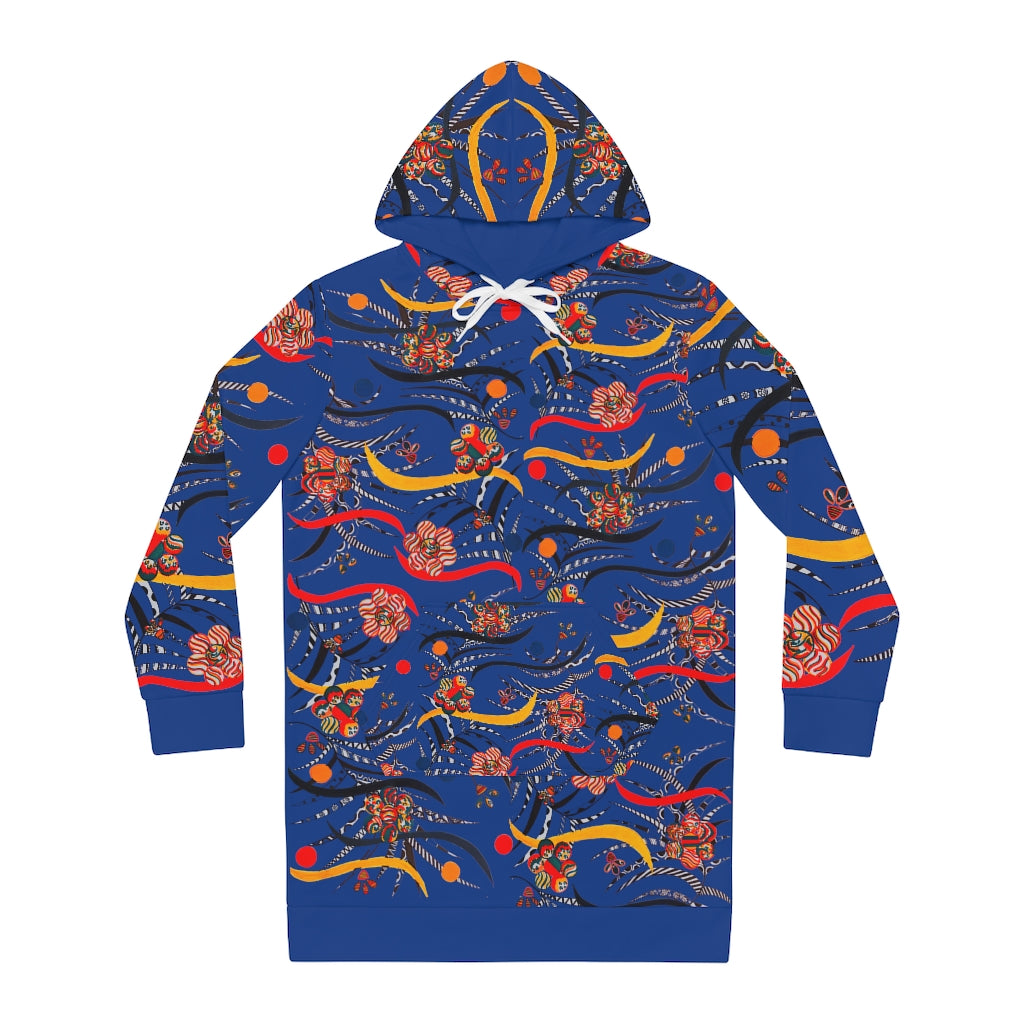 Blue Wilderness Hoodie Dress (AOP)