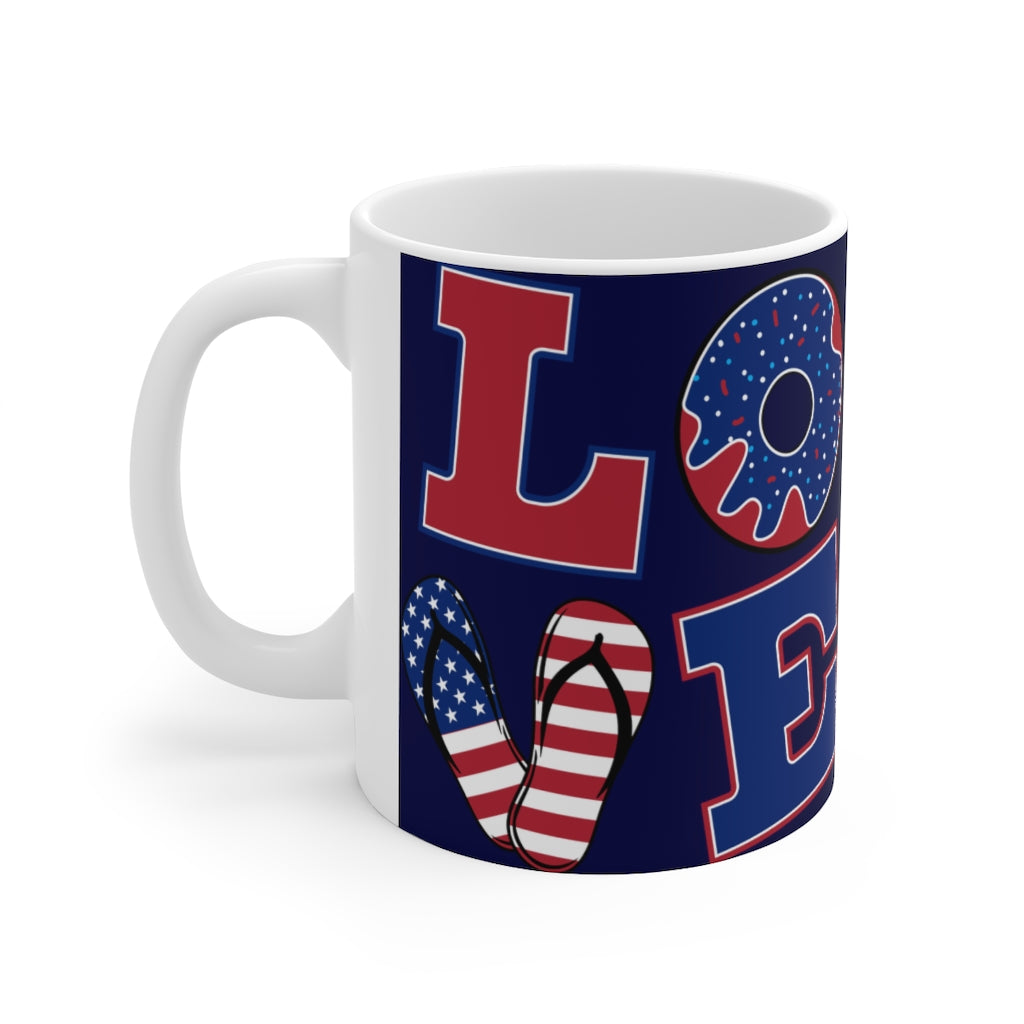 LOVE Ceramic Ink Mug 11oz