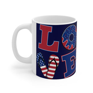 LOVE Ceramic Ink Mug 11oz