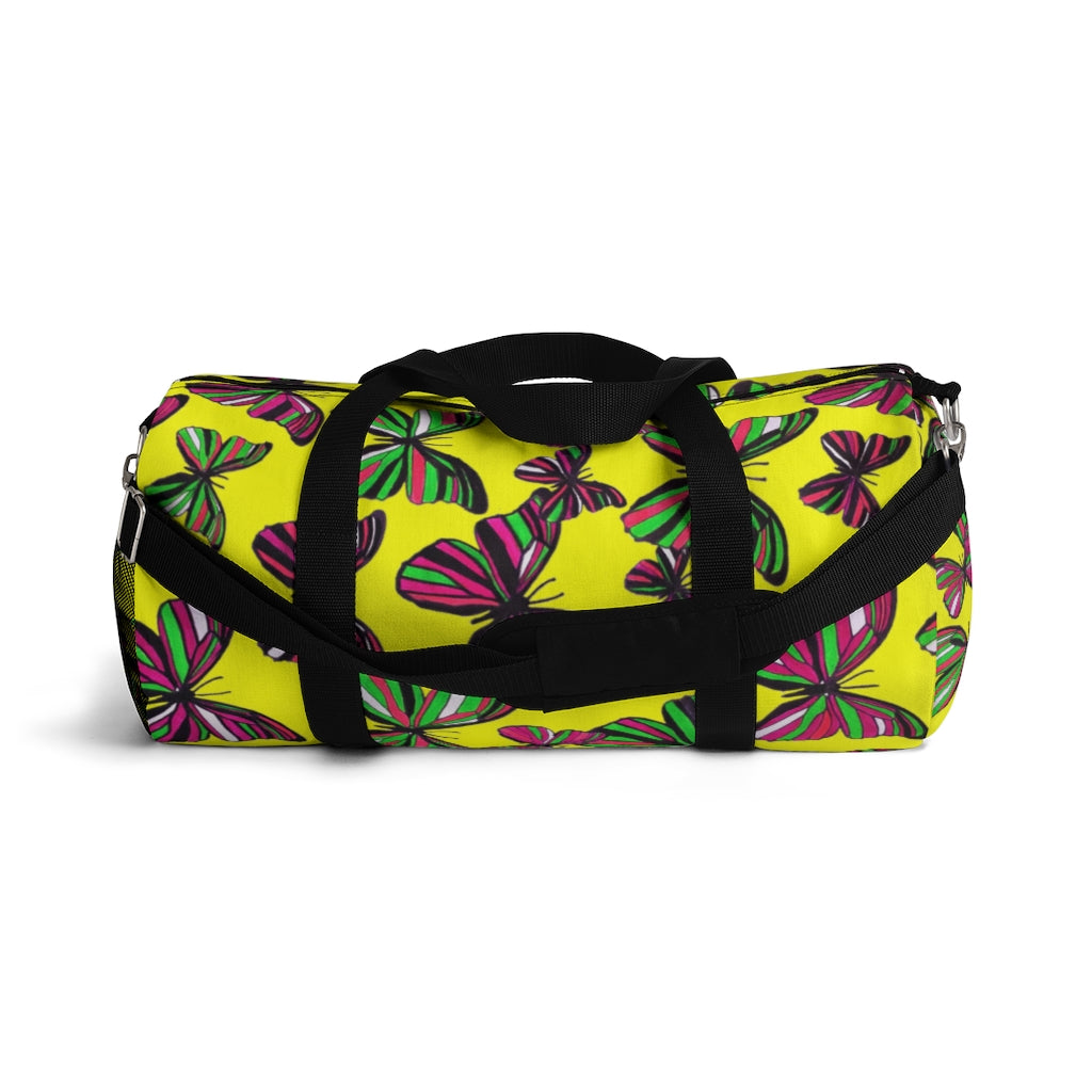 Butterflies Canary Duffel Bag