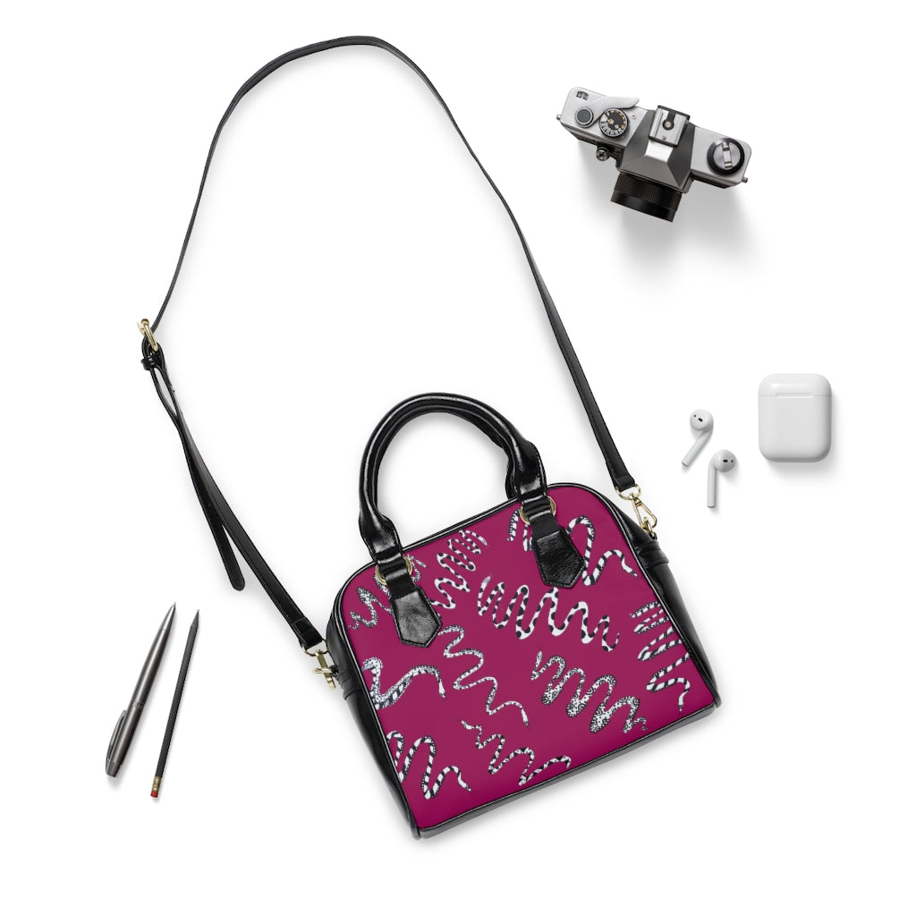 Orchid Snake den AOP Handbag