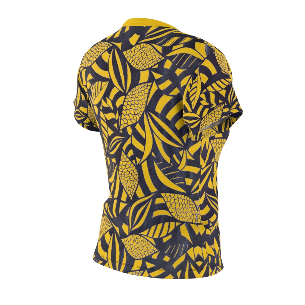 Tropical Minimalist AOP Yellow T-shirt