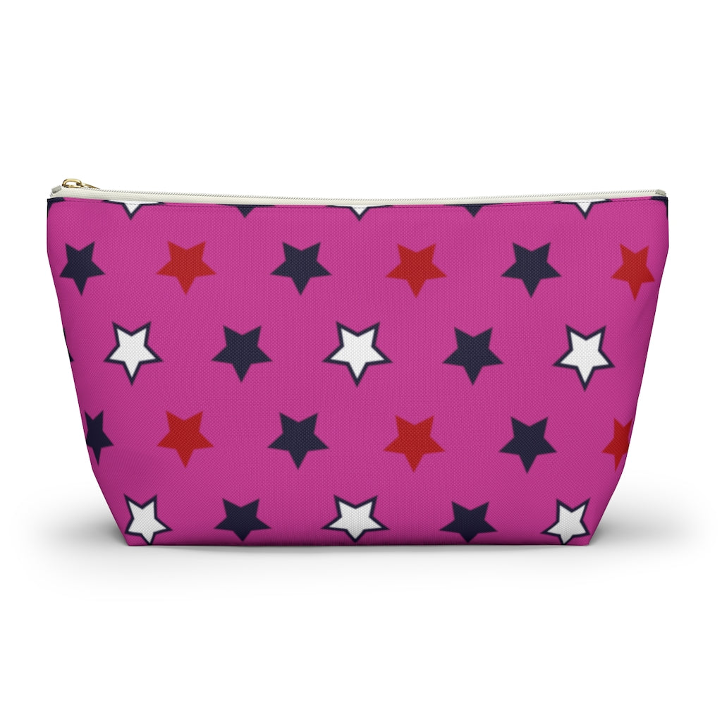 Starry Magenta Accessory Pouch