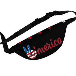 All American Black Fanny Pack