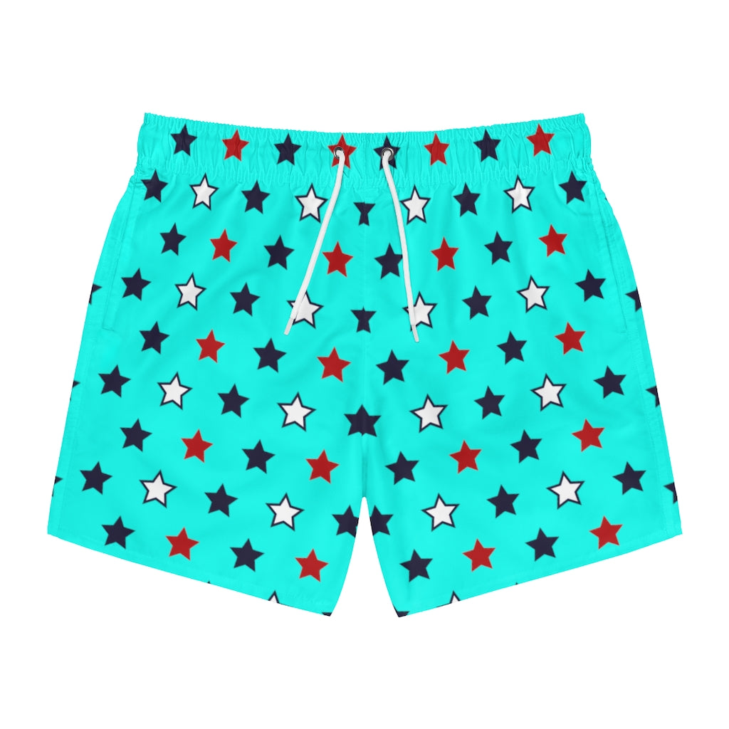 Men's Starboy Cyan Swimming Trunks