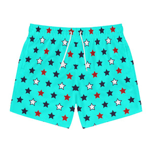 Men's Starboy Cyan Swimming Trunks