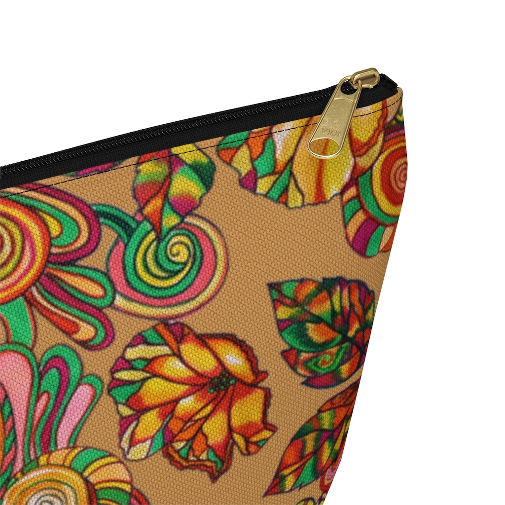 Tussock Artsy Floral Accessory Pouch