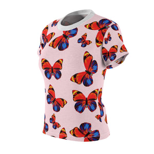 Tangerine Butterflies AOP T-Shirt