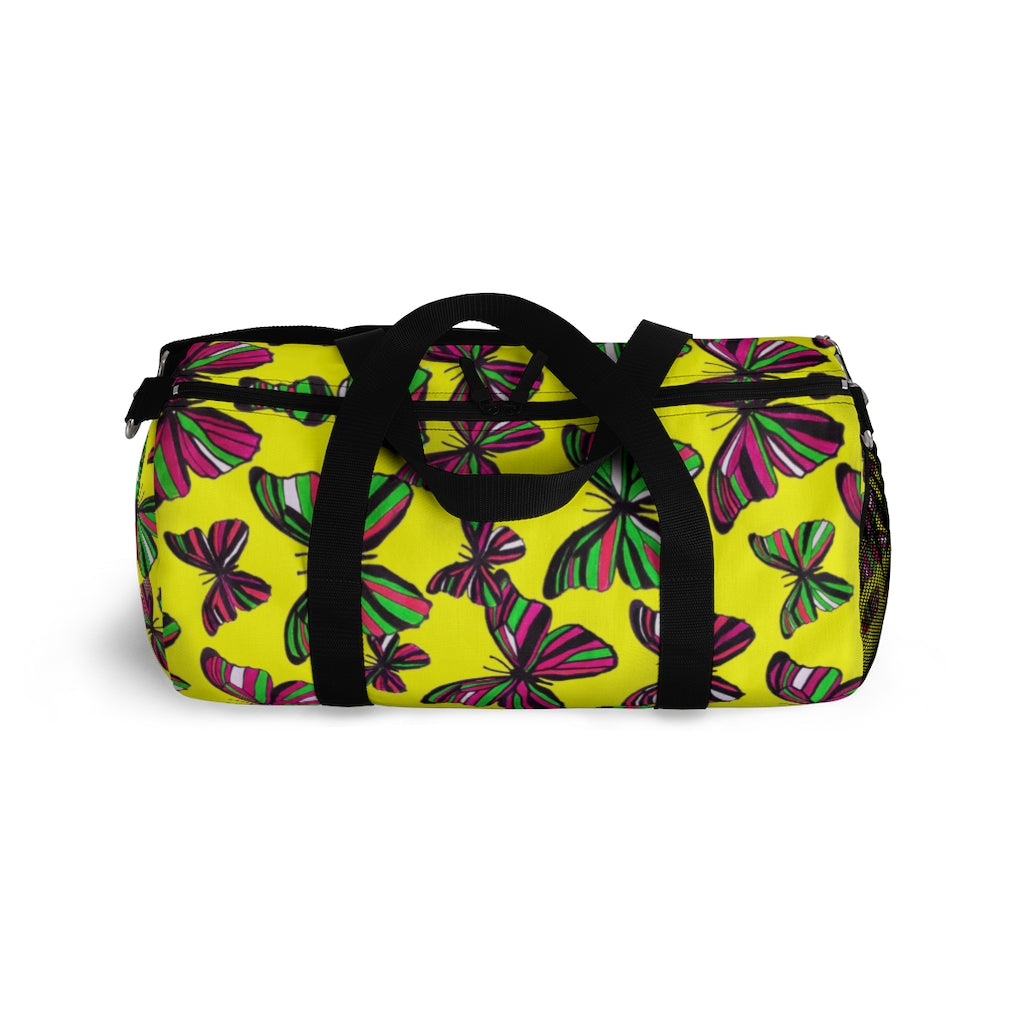 Butterflies Canary Duffel Bag