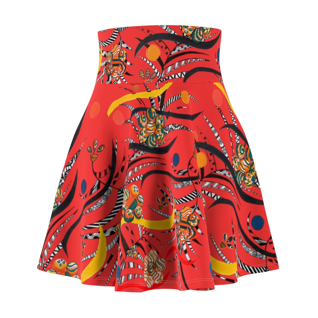 Vermillion Wilderness Skater Skirt