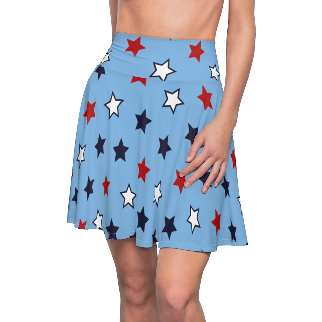 Stargirl Sky Blue Skater Skirt