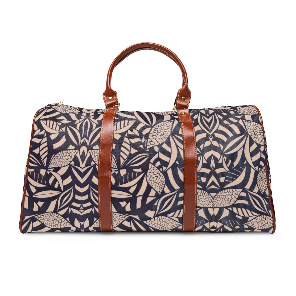 Nude Tropical Minimalist Waterproof AOP Travel Bag