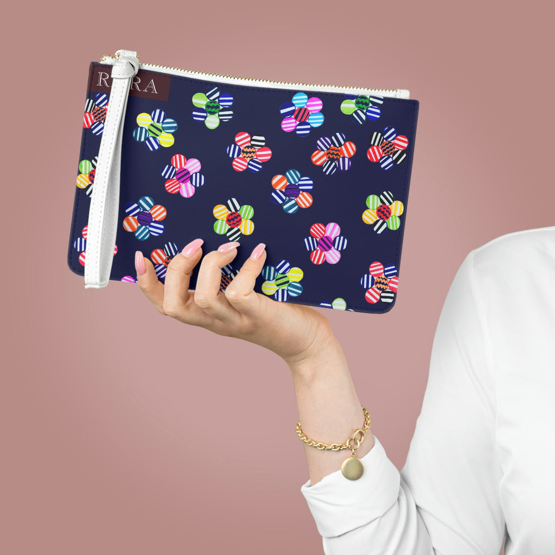 Ink Candy Florals Clutch Bag