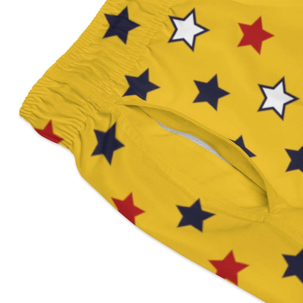Men's Starboy Yellow Swimming Trunks