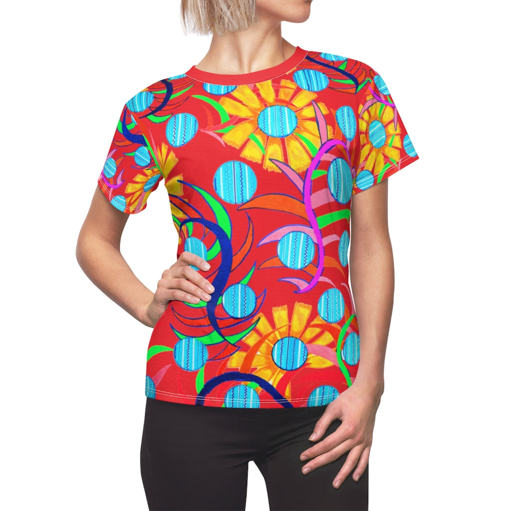 Sunflower AOP Red T-shirt