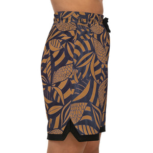 tussock tropical print basketball shorts