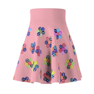 Blush Candy Florals Skater Skirt