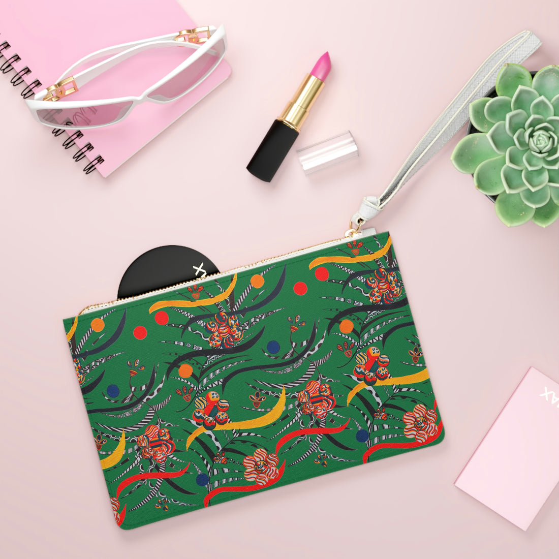 Green Wilderness Clutch Bag