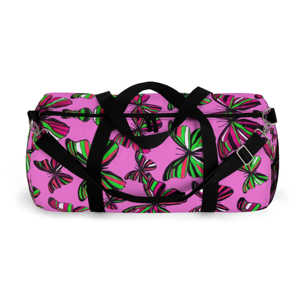 Butterflies Rose Duffel Bag