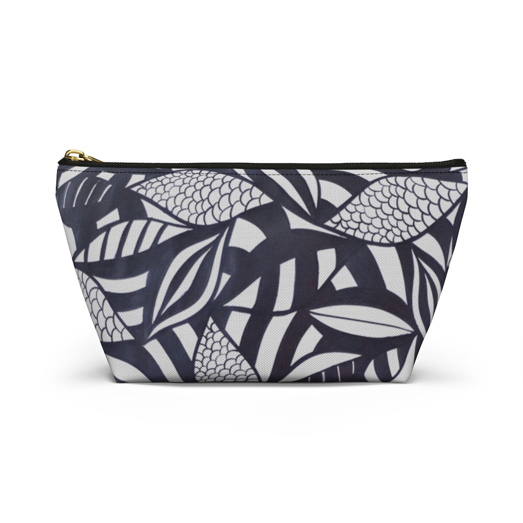 Slate Tropical Minimalist Accessory Pouch