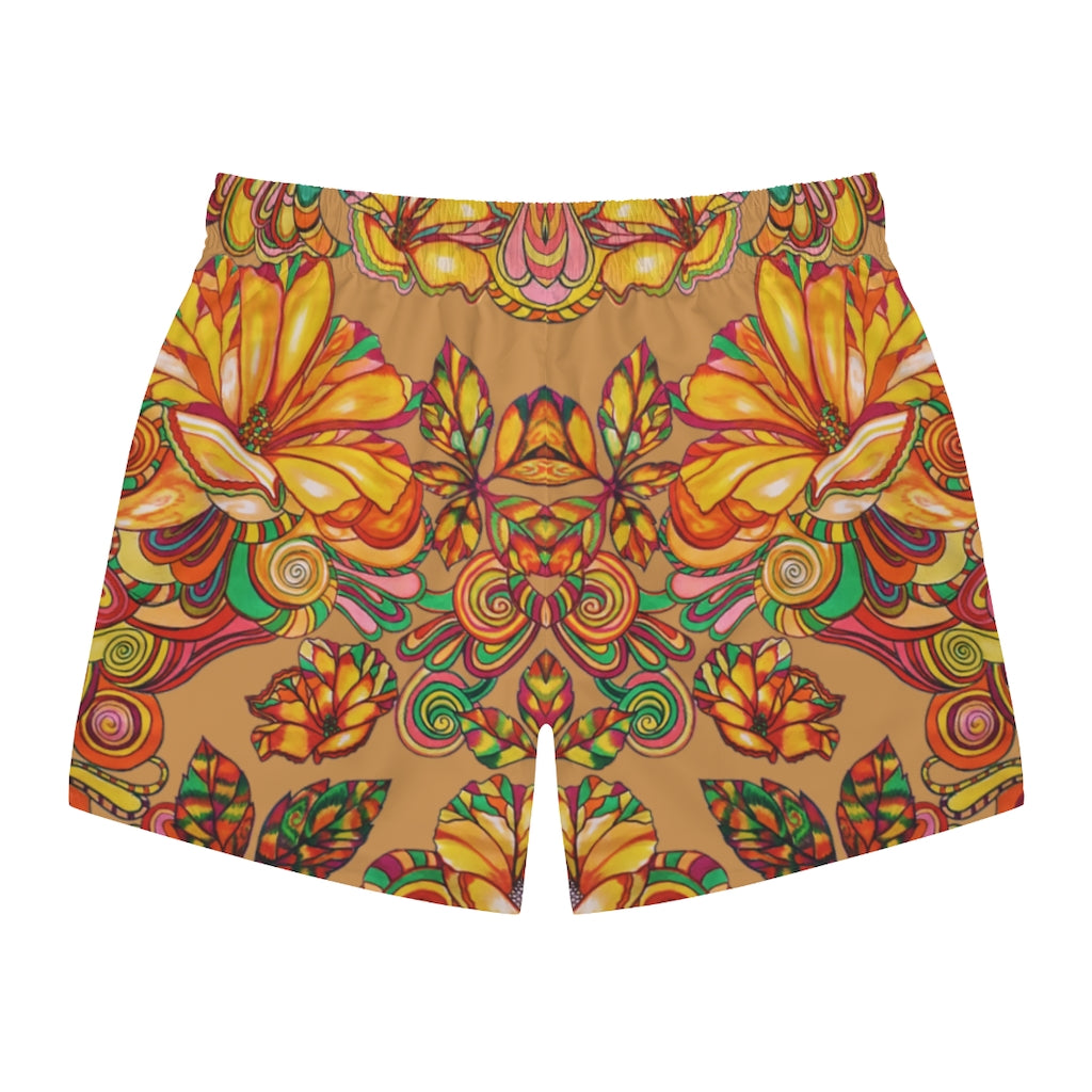 Floral Men's Tussock Swimming Trunks