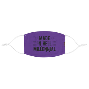 Millennial Fabric Face Mask (Purple)