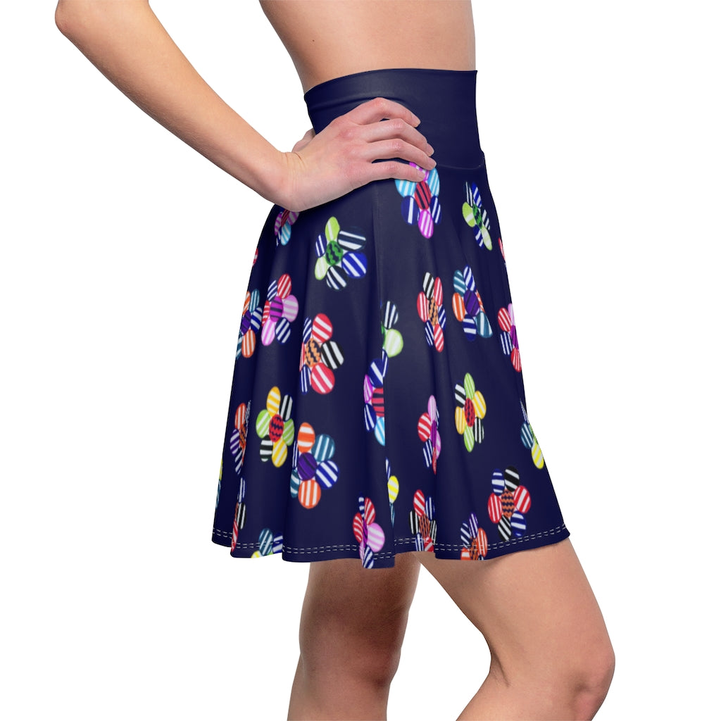 Ink Candy Florals Skater Skirt