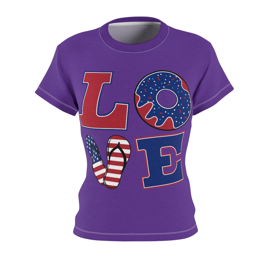 L.O.V.E. 'merica Purple T-Shirt